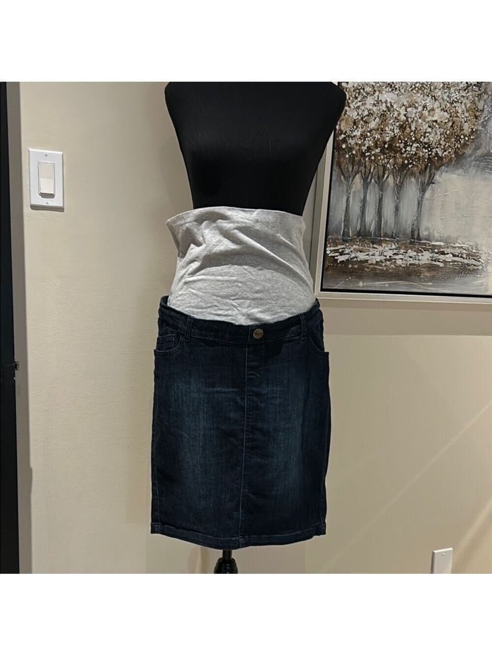 Denim Blue Skirt